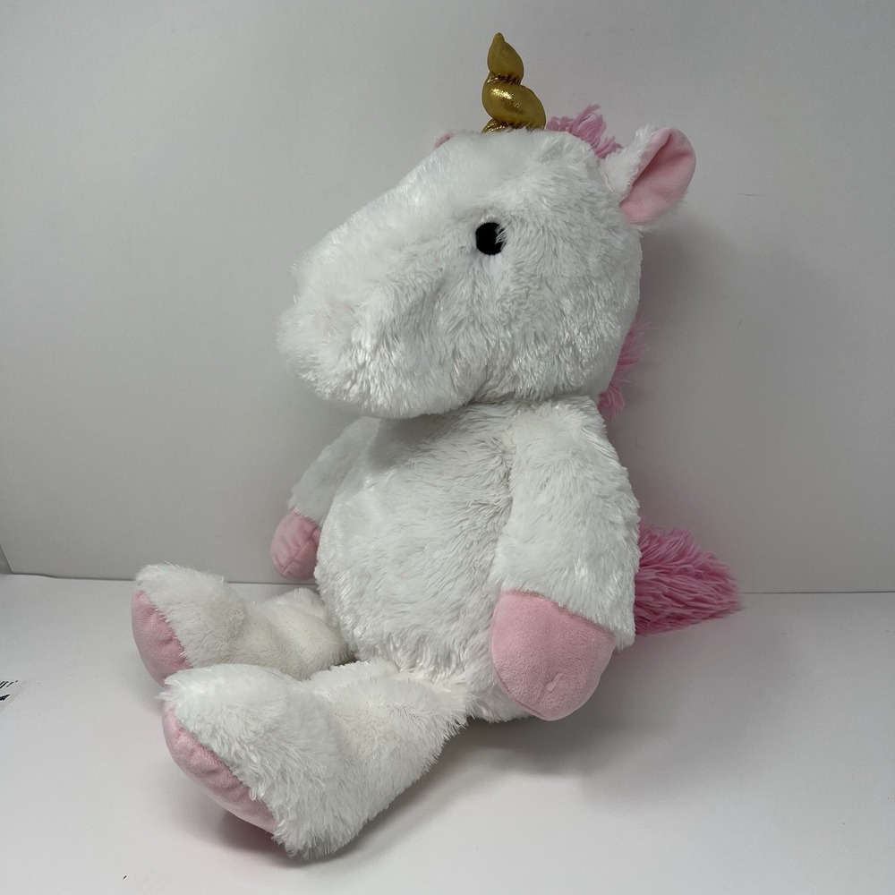 White Unicorn Plush Stuffed Animal Fantasy Horse Gift Soft Toy 13" Story Packs
